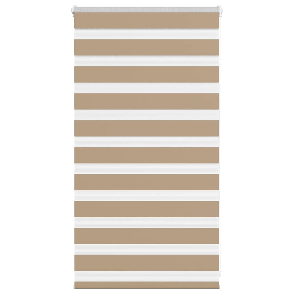 Zebra Blind Sand Brown 85x100 cm Fabric Width 80.9 cm Polyester