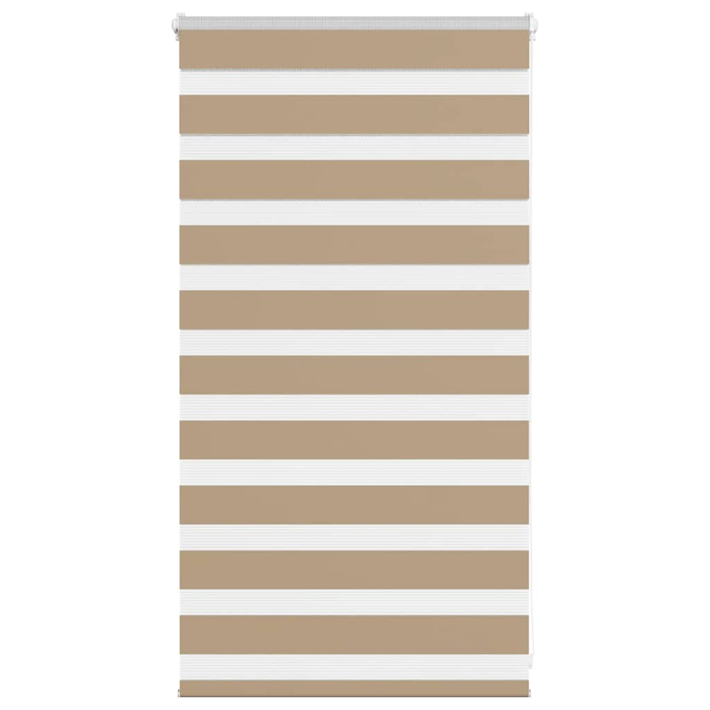 Zebra Blind Sand Brown 90x100 cm Fabric Width 85.9 cm Polyester