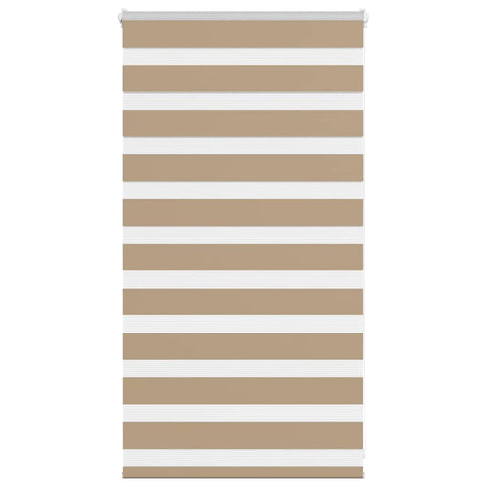 Zebra Blind Sand Brown 90x100 cm Fabric Width 85.9 cm Polyester