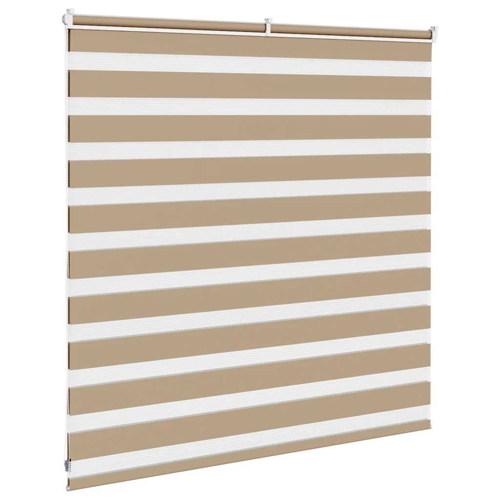 Zebra Blind Sand Brown 150x100 cm Fabric Width 145.9 cm Polyester