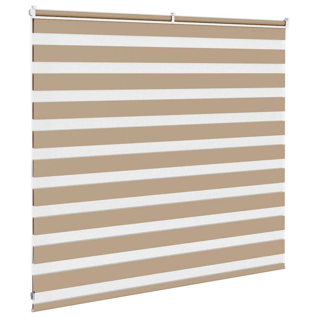 Zebra Blind Sand Brown 155x100 cm Fabric Width 150.9 cm Polyester