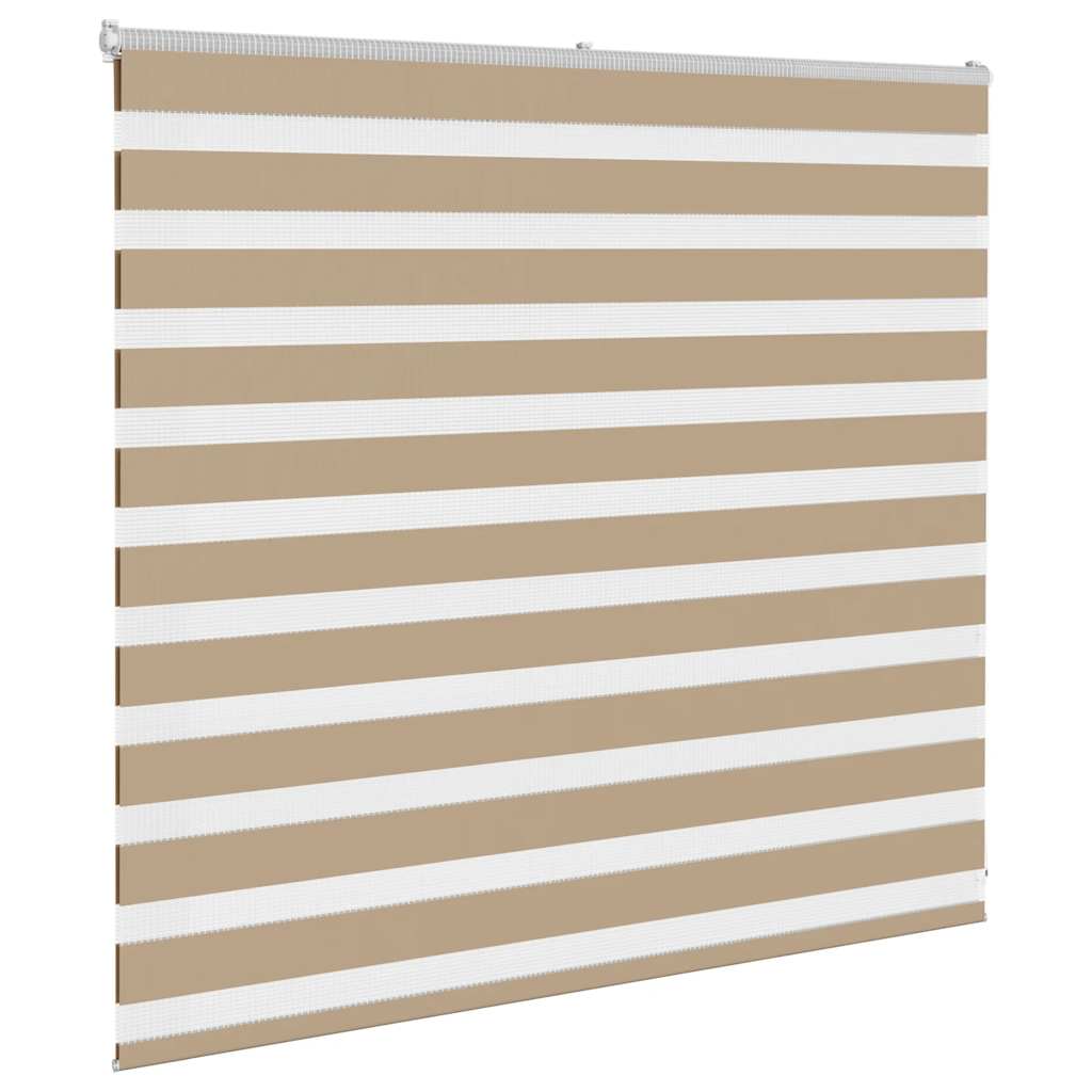 Zebra Blind Sand Brown 160x100 cm Fabric Width 155.9 cm Polyester