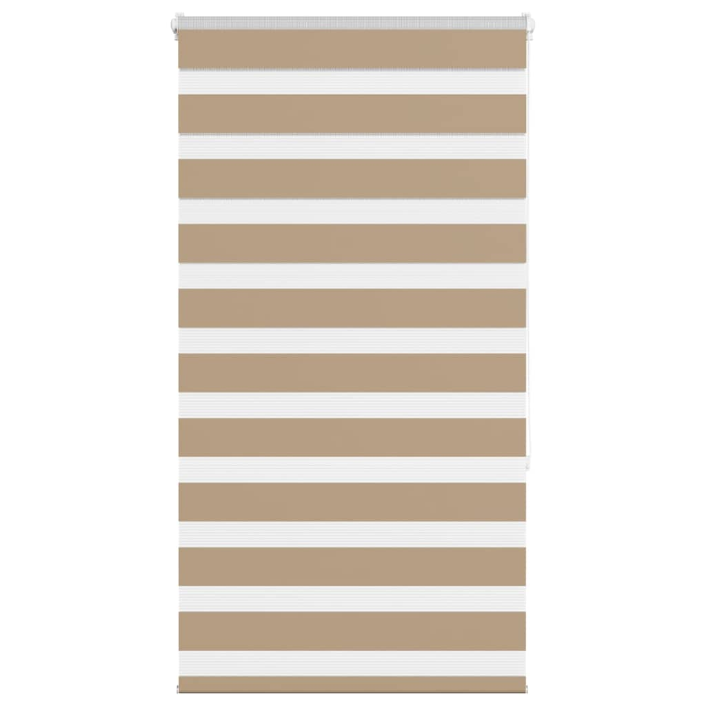 Zebra Blind Sand Brown 75x150 cm Fabric Width 70.9 cm Polyester