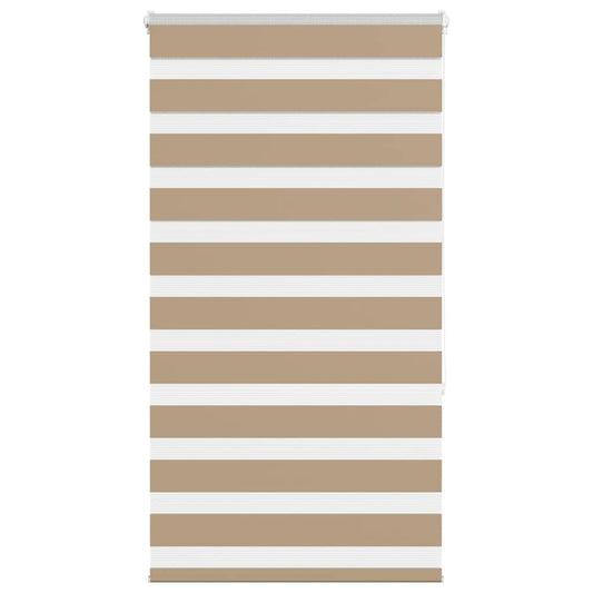 Zebra Blind Sand Brown 75x150 cm Fabric Width 70.9 cm Polyester