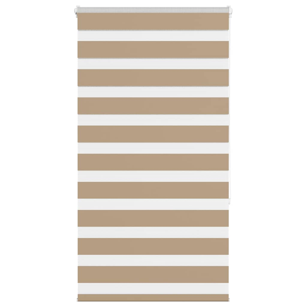 Zebra Blind Sand Brown 90x150 cm Fabric Width 85.9 cm Polyester