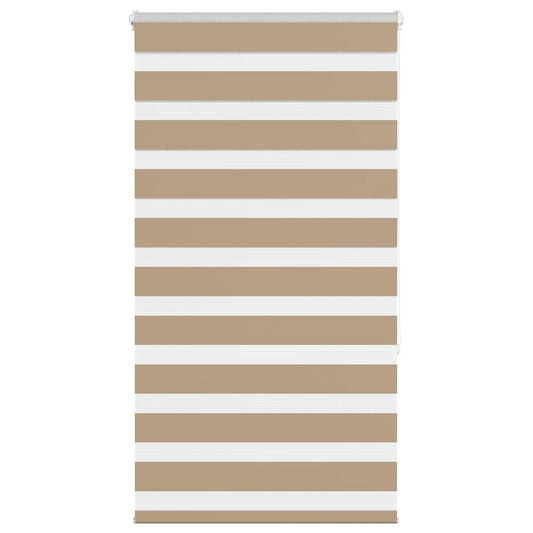 Zebra Blind Sand Brown 90x150 cm Fabric Width 85.9 cm Polyester