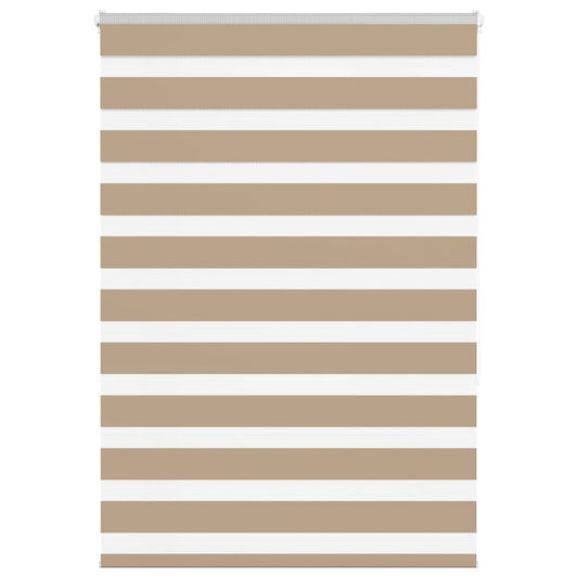 Zebra Blind Sand Brown 95x150 cm Fabric Width 90.9 cm Polyester