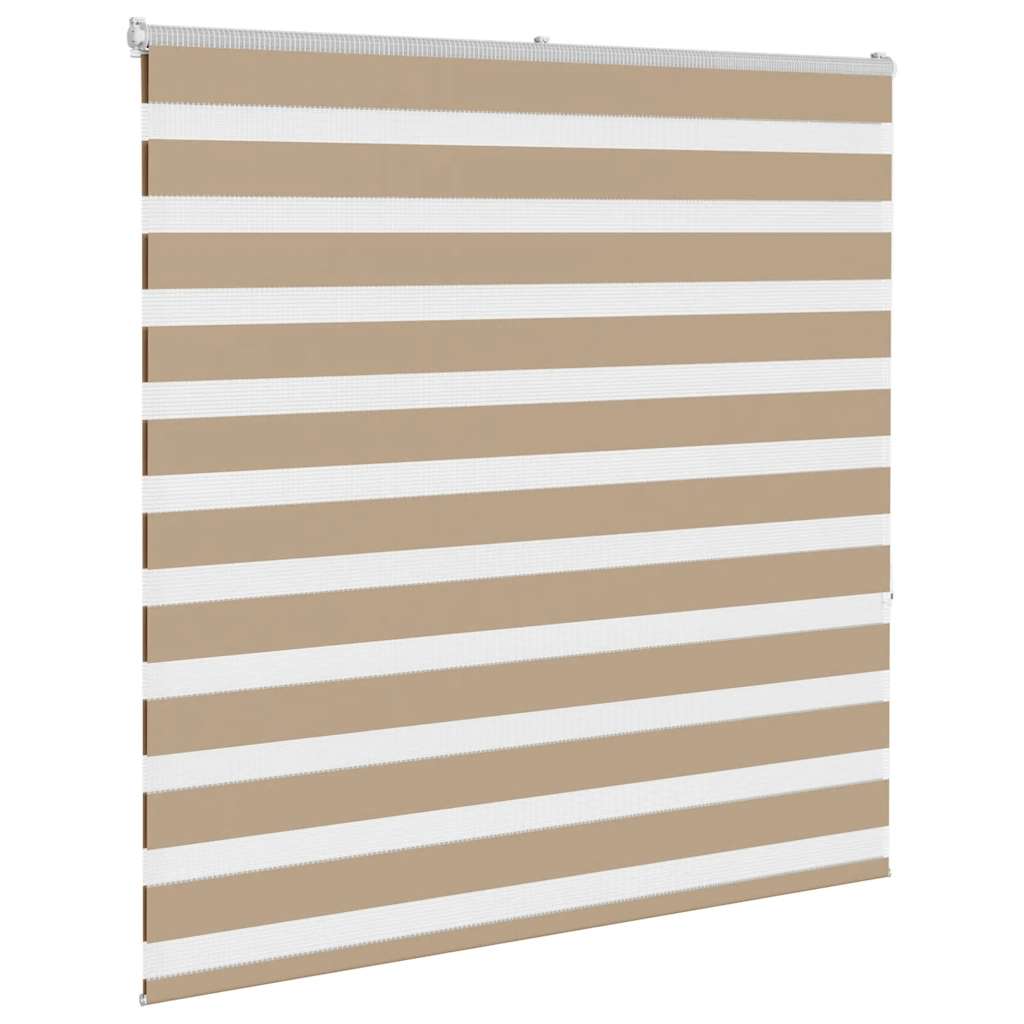 Zebra Blind Sand Brown 145x150 cm Fabric Width 140.9 cm Polyester