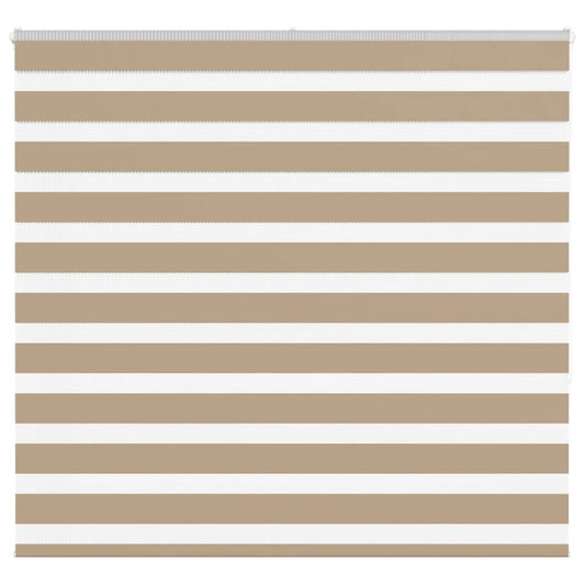 Zebra Blind Sand Brown 155x150 cm Fabric Width 150.9 cm Polyester