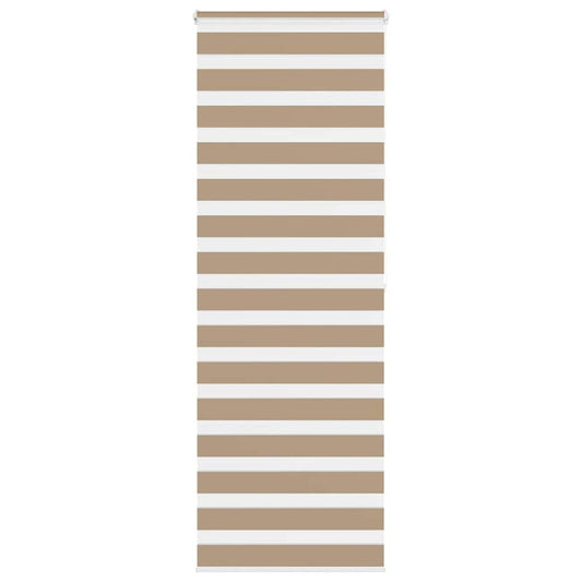 Zebra Blind Sand Brown 70x200 cm Fabric Width 65.9 cm Polyester