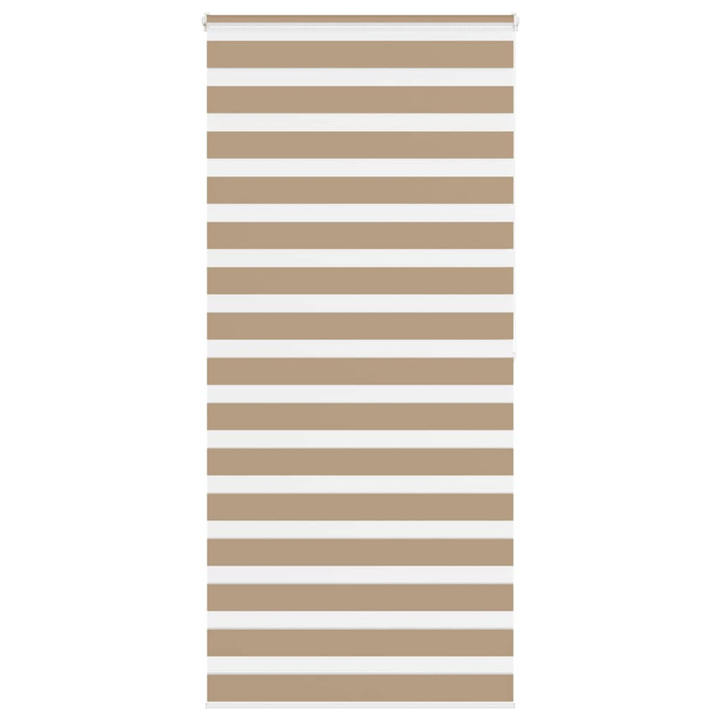 Zebra Blind Sand Brown 95x200 cm Fabric Width 90.9 cm Polyester