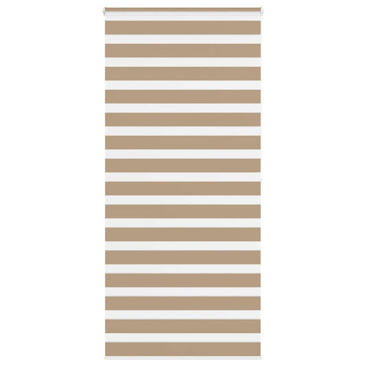 Zebra Blind Sand Brown 95x200 cm Fabric Width 90.9 cm Polyester