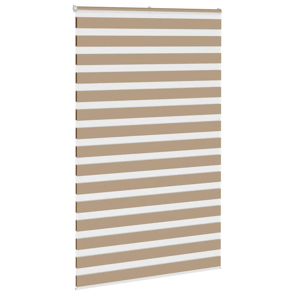 Zebra Blind Sand Brown 140x200 cm Fabric Width 135.9 cm Polyester