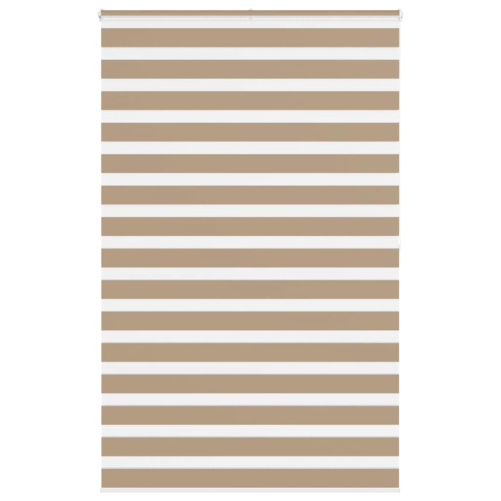 Zebra Blind Sand Brown 150x200 cm Fabric Width 145.9 cm Polyester