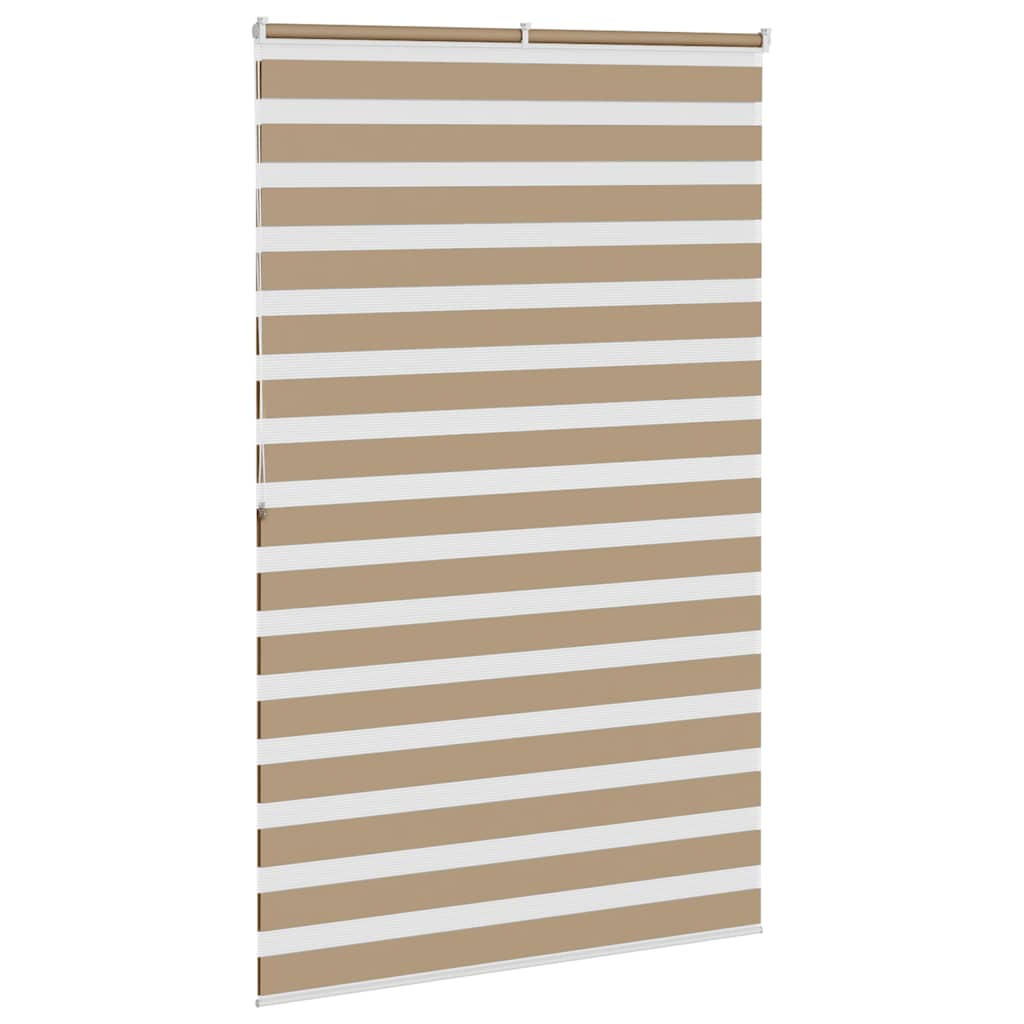 Zebra Blind Sand Brown 150x200 cm Fabric Width 145.9 cm Polyester