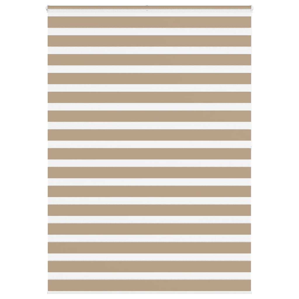 Zebra Blind Sand Brown 155x200 cm Fabric Width 150.9 cm Polyester