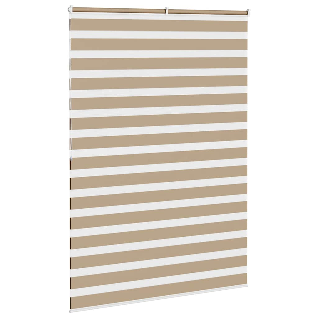 Zebra Blind Sand Brown 155x200 cm Fabric Width 150.9 cm Polyester