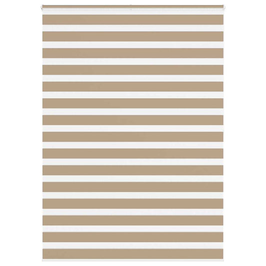 Zebra Blind Sand Brown 165x200 cm Fabric Width 160.9 cm Polyester