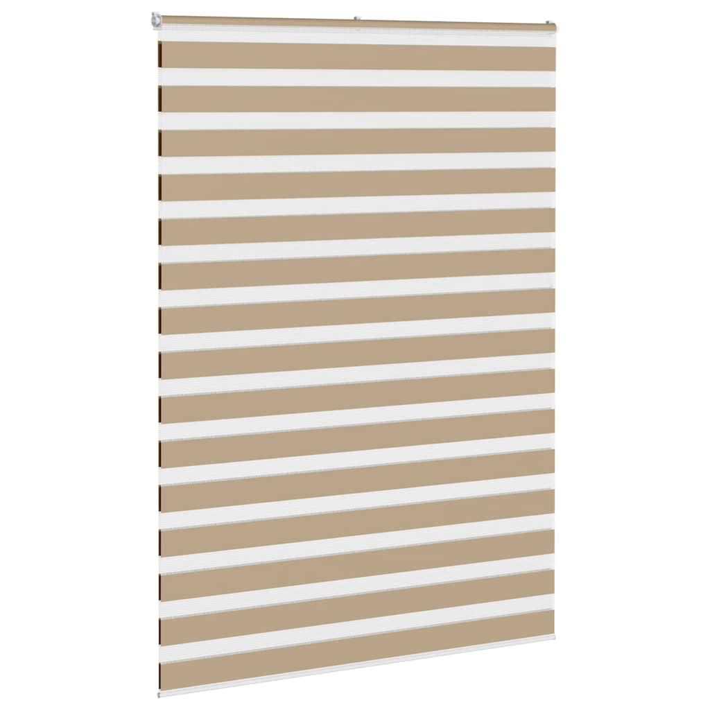 Zebra Blind Sand Brown 165x200 cm Fabric Width 160.9 cm Polyester