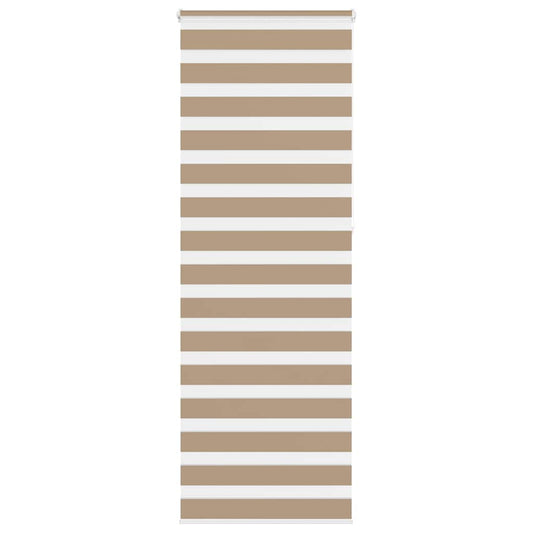 Zebra Blind Sand Brown 70x230 cm Fabric Width 65.9 cm Polyester