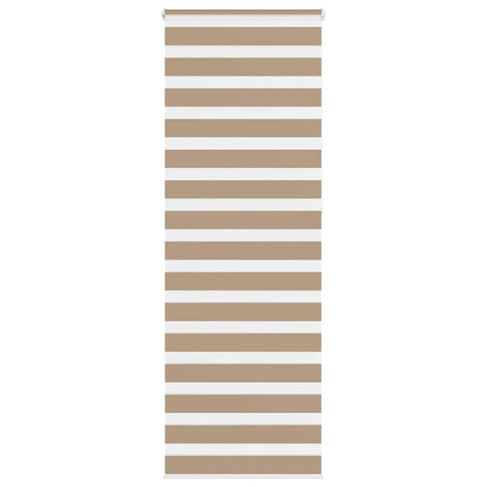 Zebra Blind Sand Brown 75x230 cm Fabric Width 70.9 cm Polyester