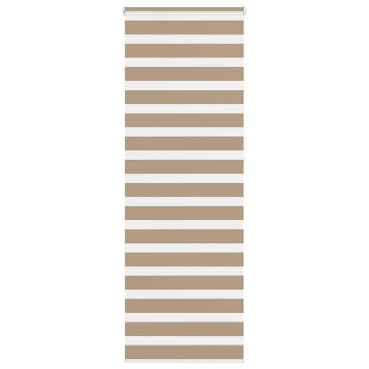 Zebra Blind Sand Brown 85x230 cm Fabric Width 80.9 cm Polyester