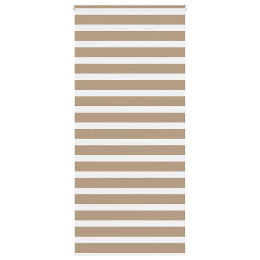 Zebra Blind Sand Brown 95x230 cm Fabric Width 90.9 cm Polyester