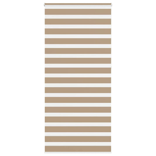 Zebra Blind Sand Brown 100x230 cm Fabric Width 95.9 cm Polyester