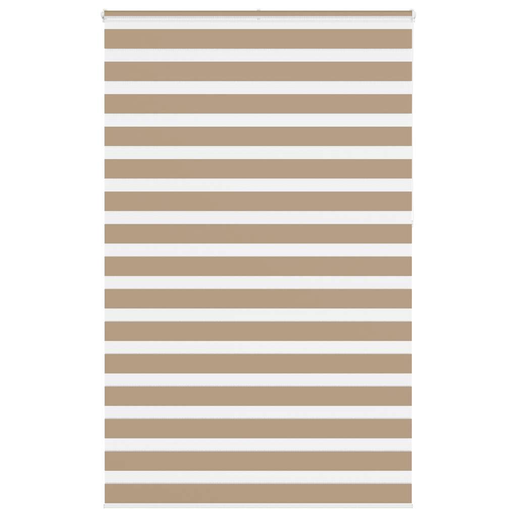 Zebra Blind Sand Brown 140x230 cm Fabric Width 135.9 cm Polyester