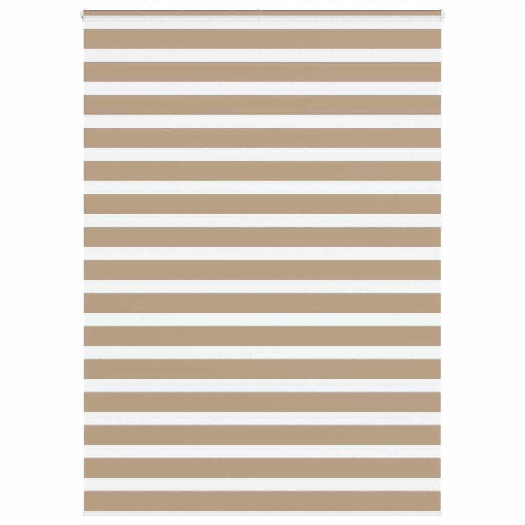 Zebra Blind Sand Brown 165x230 cm Fabric Width 160.9 cm Polyester