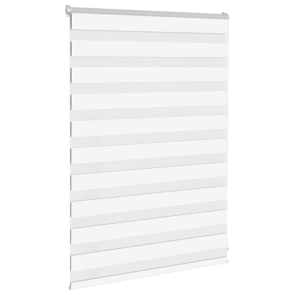 Zebra Blind White 105x100 cm Fabric Width 100.9 cm Polyester