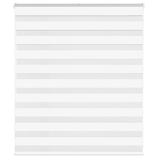 Zebra Blind White 120x100 cm Fabric Width 115.9 cm Polyester