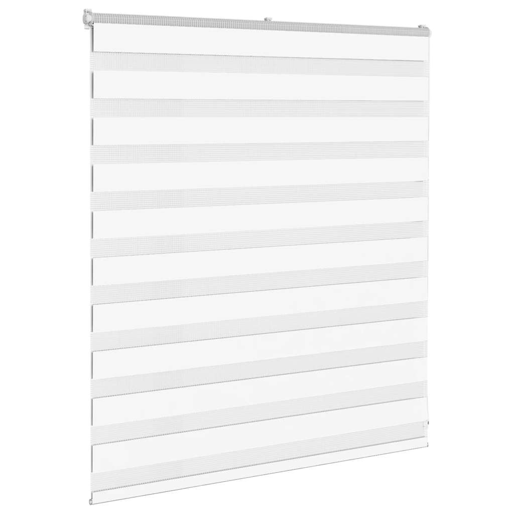 Zebra Blind White 135x100 cm Fabric Width 130.9 cm Polyester