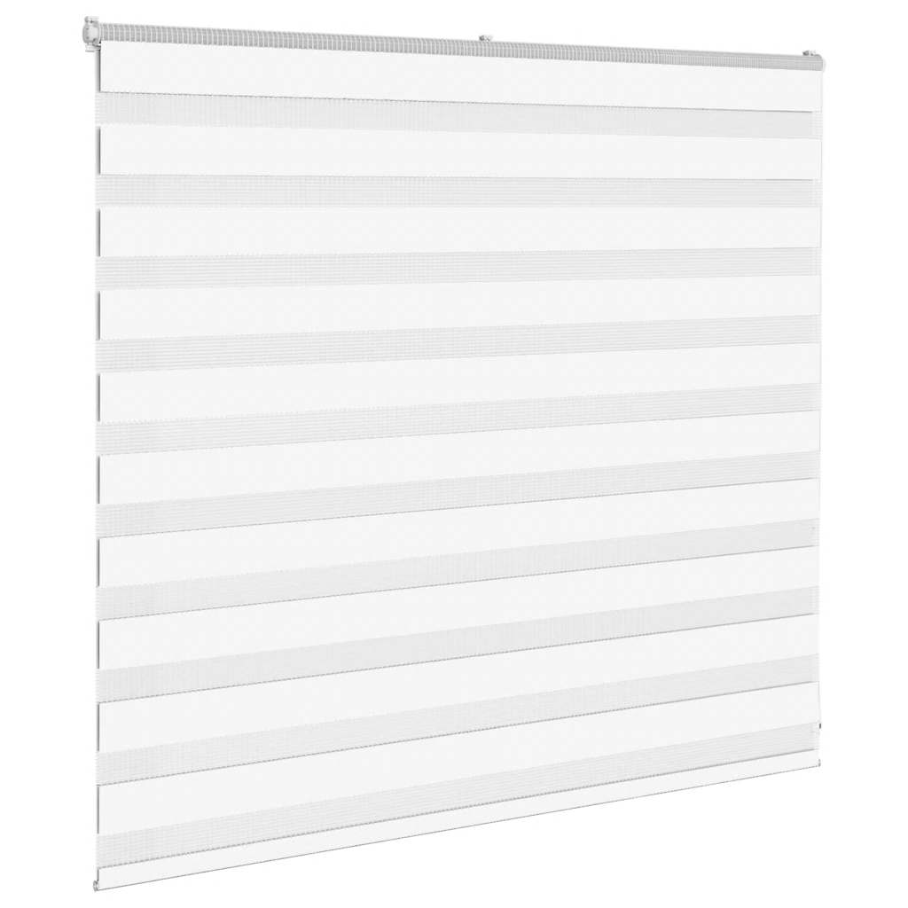 Zebra Blind White 155x100 cm Fabric Width 150.9 cm Polyester