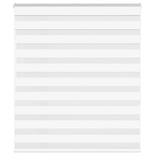 Zebra Blind White 135x150 cm Fabric Width 130.9 cm Polyester