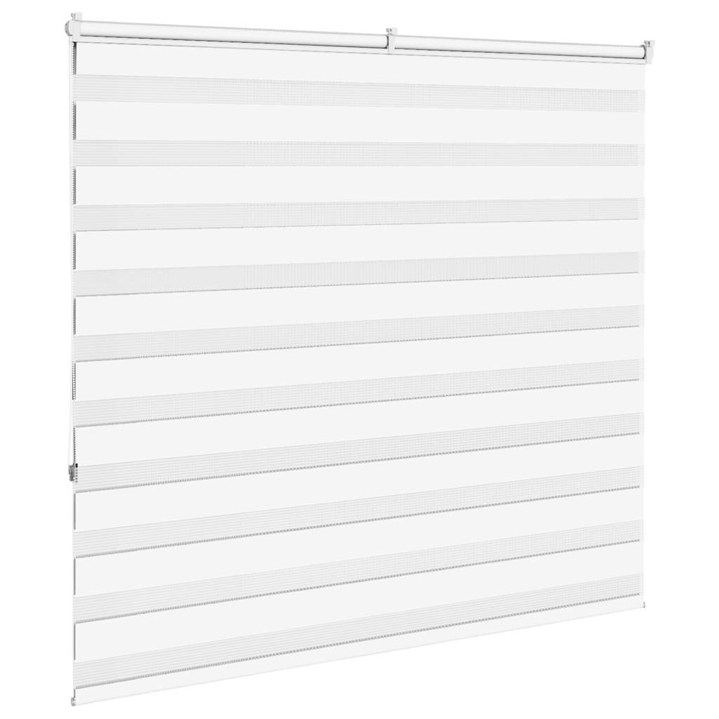 Zebra Blind White 160x150 cm Fabric Width 155.9 cm Polyester