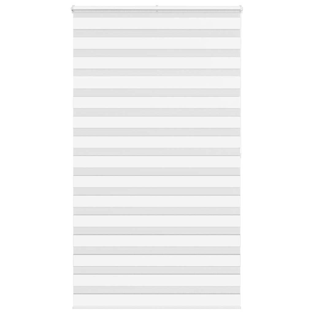 Zebra Blind White 125x200 cm Fabric Width 120.9 cm Polyester