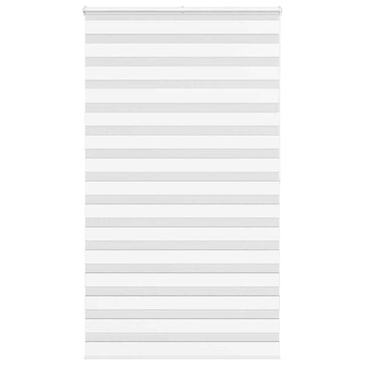 Zebra Blind White 135x200 cm Fabric Width 130.9 cm Polyester