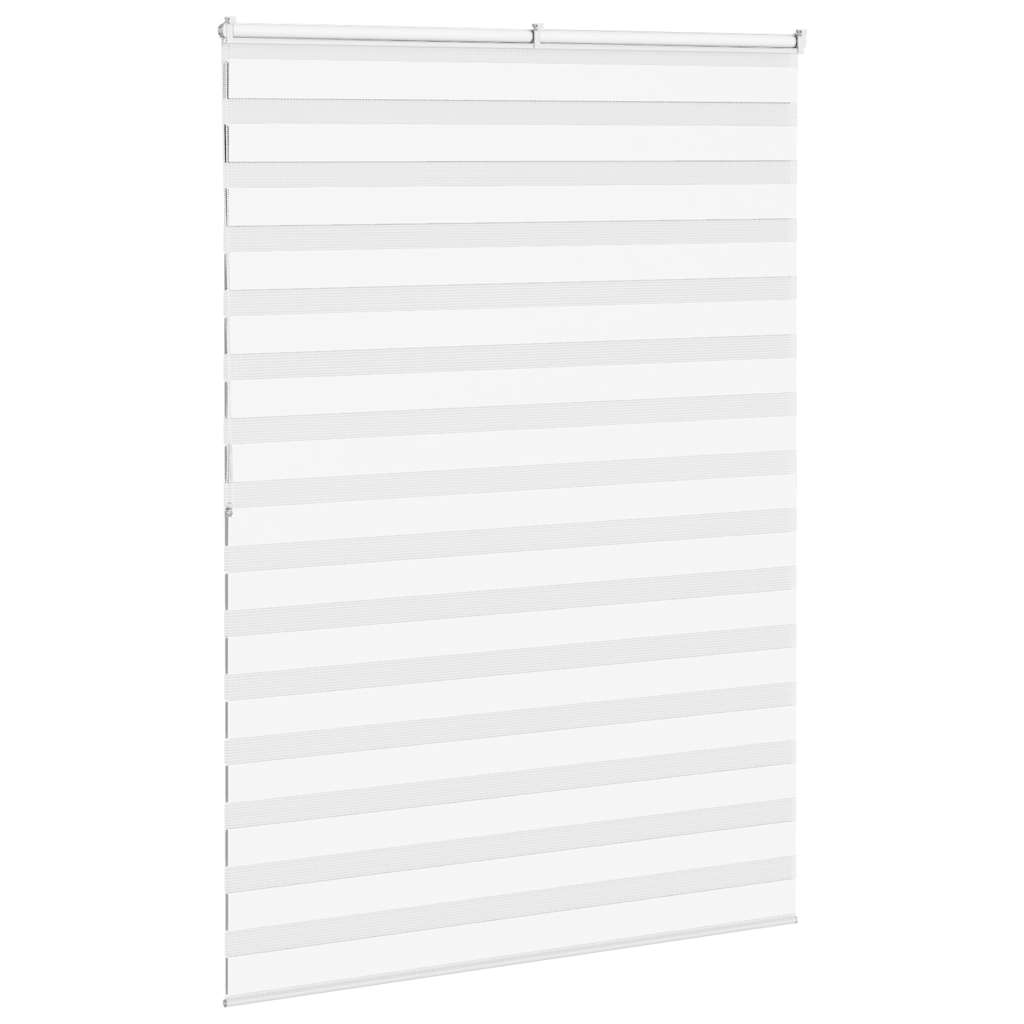 Zebra Blind White 165x200 cm Fabric Width 160.9 cm Polyester