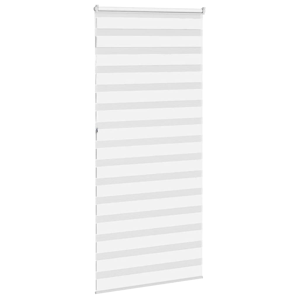 Zebra Blind White 95x230 cm Fabric Width 90.9 cm Polyester