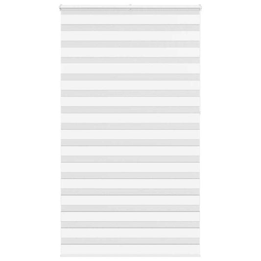 Zebra Blind White 120x230 cm Fabric Width 115.9 cm Polyester