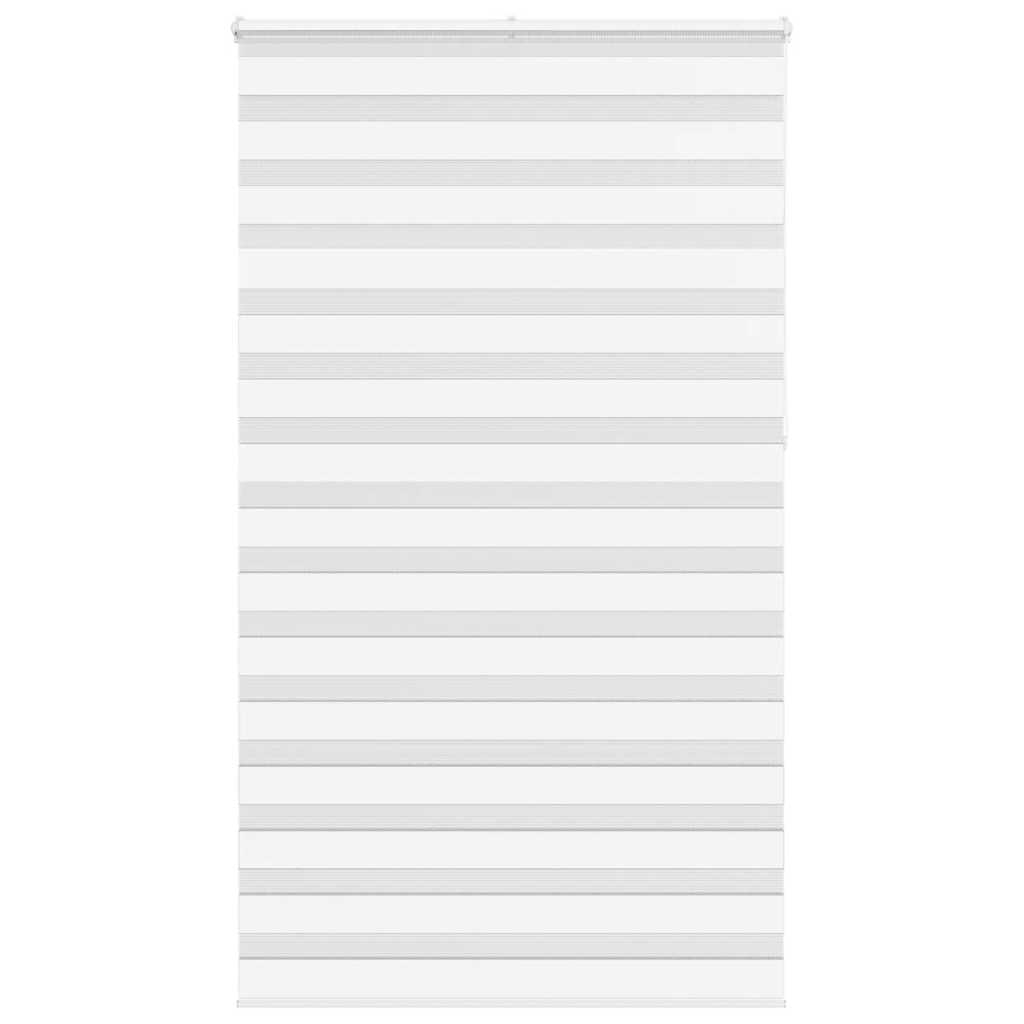 Zebra Blind White 125x230 cm Fabric Width 120.9 cm Polyester