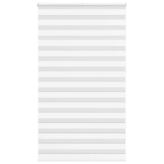 Zebra Blind White 130x230 cm Fabric Width 125.9 cm Polyester