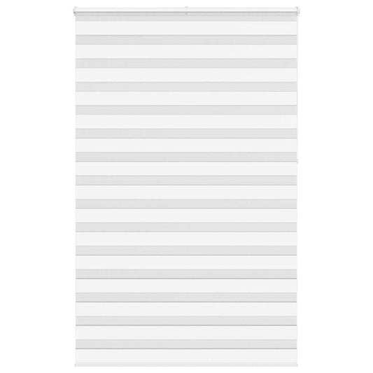 Zebra Blind White 140x230 cm Fabric Width 135.9 cm Polyester