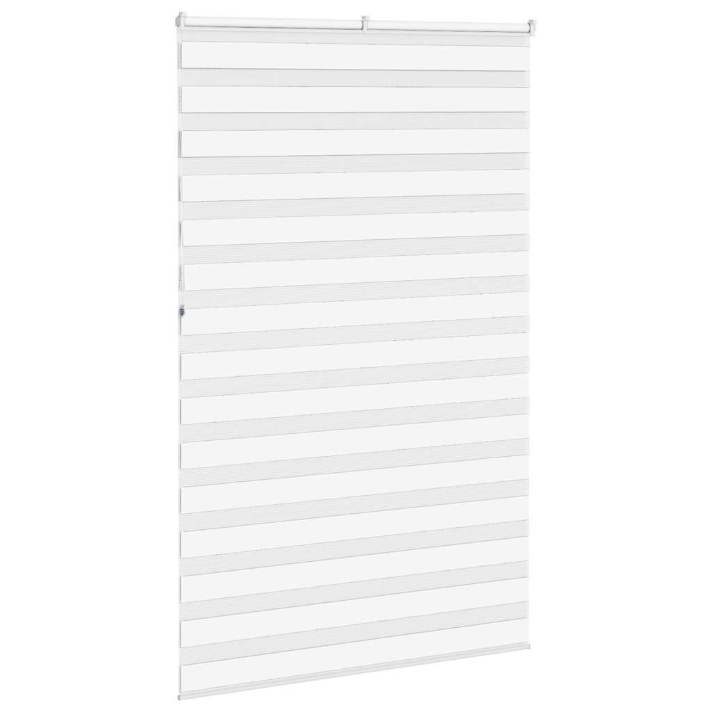 Zebra Blind White 145x230 cm Fabric Width 140.9 cm Polyester