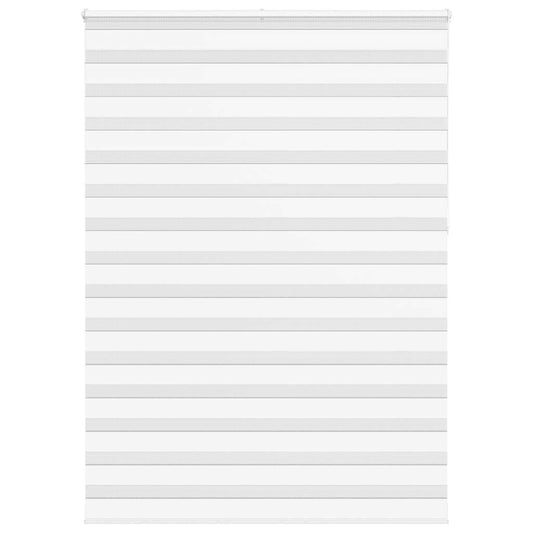 Zebra Blind White 160x230 cm Fabric Width 155.9 cm Polyester