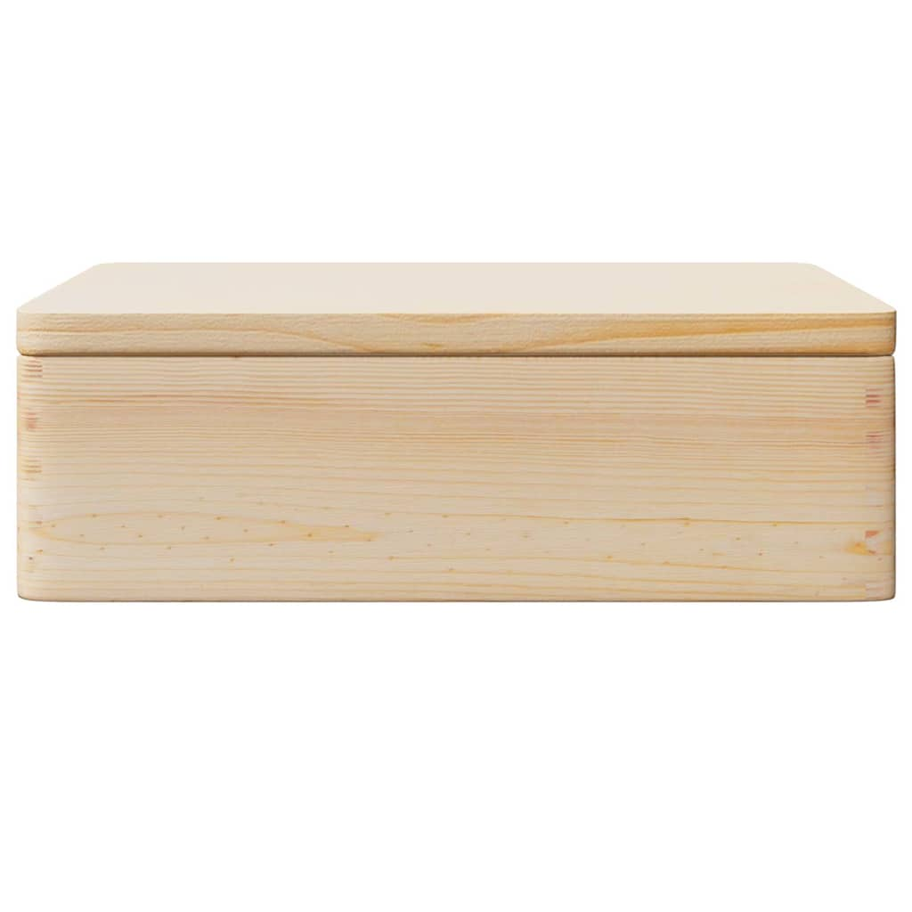 Wooden Box with Lid 40x30x13 cm Solid Wood Pine