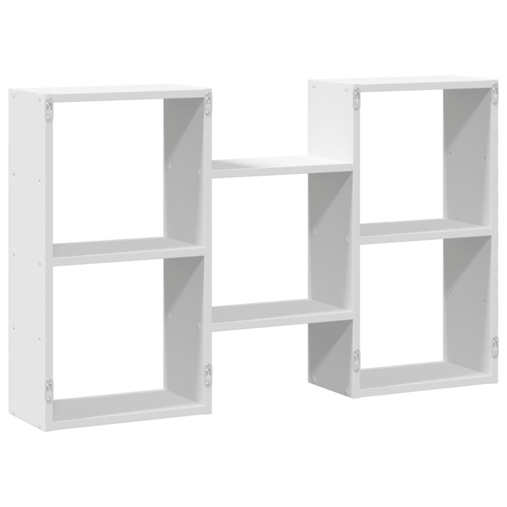 Wall Shelf White 96x18x60 cm Engineered Wood